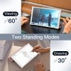 ProElite Smart Flip Case Cover for Samsung Galaxy Tab A7 Lite 8.7" SM-T220/225 Translucent Back with Stylus Pen, Dark Blue