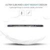 ProElite Smart Flip Case Cover for Samsung Galaxy Tab A7 Lite 8.7" SM-T220/225 Translucent Back with Stylus Pen, Dark Blue