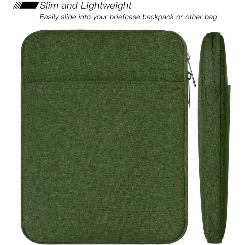 ProElite Tablet Sleeve Case Cover 12" to 13" for Apple iPad Air 13/Pro 13/Pro 12.9 Samsung Galaxy Tab S7/S8/S9 Plus/S7/S9 FE Plus 12.4", Lenovo Tab P12, Microsoft Surface Pro, Dark Green ProElite Tablet Sleeve Case Cover 12" to 13" for Apple iPad Air 13/Pro 13/Pro 12.9 Samsung Galaxy Tab S7/S8/S9 Plus/S7/S9 FE Plus 12.4", Lenovo Tab P12, Microsoft Surface Pro, Dark Green