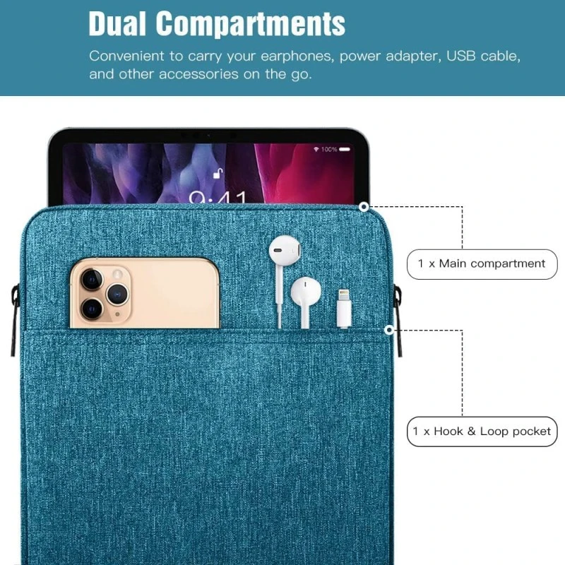 ProElite Tablet Sleeve Case Cover 12" to 13" for Apple iPad Air 13/Pro 13/Pro 12.9 Samsung Galaxy Tab S7/S8/S9 Plus/S7/S9 FE Plus 12.4", Lenovo Tab P12, Microsoft Surface Pro, Dark Green ProElite Tablet Sleeve Case Cover 12" to 13" for Apple iPad Air 13/Pro 13/Pro 12.9 Samsung Galaxy Tab S7/S8/S9 Plus/S7/S9 FE Plus 12.4", Lenovo Tab P12, Microsoft Surface Pro, Dark Green