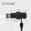 Ptron Mount Dsm1 360° Rotating Mobile Phone Desktop Stand, 24Cm-32Cm Adjustable Height, Sturdy & Stable Microphone Style Design, Lightweight, Portable & Easy Install (Black) Tabletop