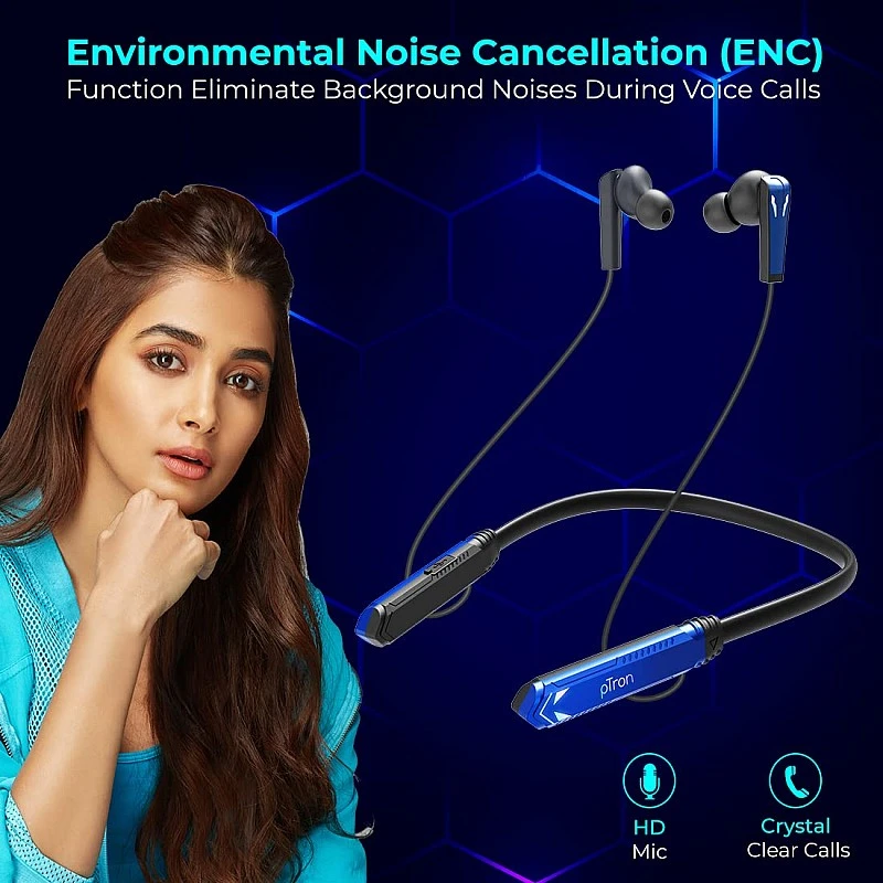 Ptron Tangent Jade with 30Ms Gaming Mode, Environmental Noise Cancellation Hd Bluetooth Wireless in Ear Earphones (Blue & Black) Ptron Tangent Jade with 30Ms Gaming Mode, Environmental Noise Cancellation Hd Bluetooth Wireless in Ear Earphones (Blue & Black)