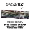 Quantum Rapid Strike Mechanical Wired Gaming Keyboard QHM9850 Black Quantum Rapid Strike Mechanical Wired Gaming Keyboard QHM9850 Black