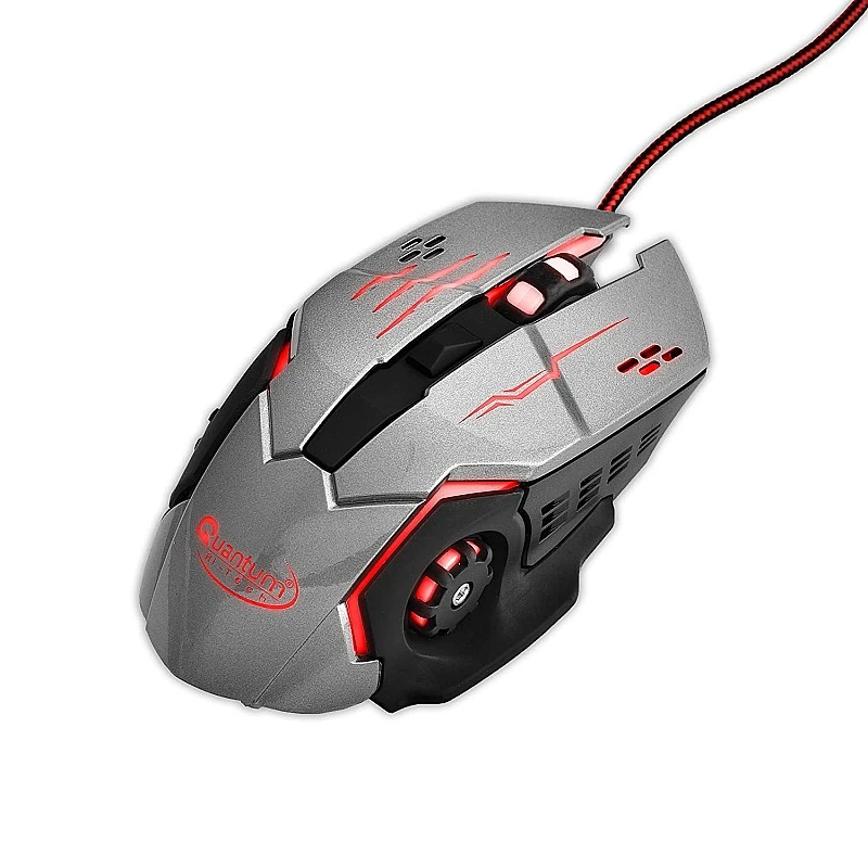 Quantum Snype 2.0 USB Wired Gaming Mouse with 1200/1600/2400/3200 Switchable DPI, 6 Programmable Keys Quantum Snype 2.0 USB Wired Gaming Mouse with 1200/1600/2400/3200 Switchable DPI, 6 Programmable Keys