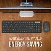 Quantum Wireless Keyboard and Mouse Combo, Battery (Cells Included), Nano Receiver, Silent Keys Quantum Wireless Keyboard and Mouse Combo, Battery (Cells Included), Nano Receiver, Silent Keys