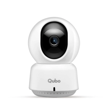 Qubo Smart 360° 2MP Wi-Fi Security Camera by Hero Group | Indoor CCTV Cam for Home | AI Person Detection | App Alerts | NightPulse Vision | SD&Cloud Storage