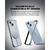 RAEGR iPhone 14 Plus / 13 Pro Max Case |Anodized Aluminum Bumper |Mag-Safe Compatible | Edge Armor Protective Minimal Case Designed for iPhone 14 Plus / 13 Pro Max (6.7-Inch) 2022 -Sierra Blue RG10463