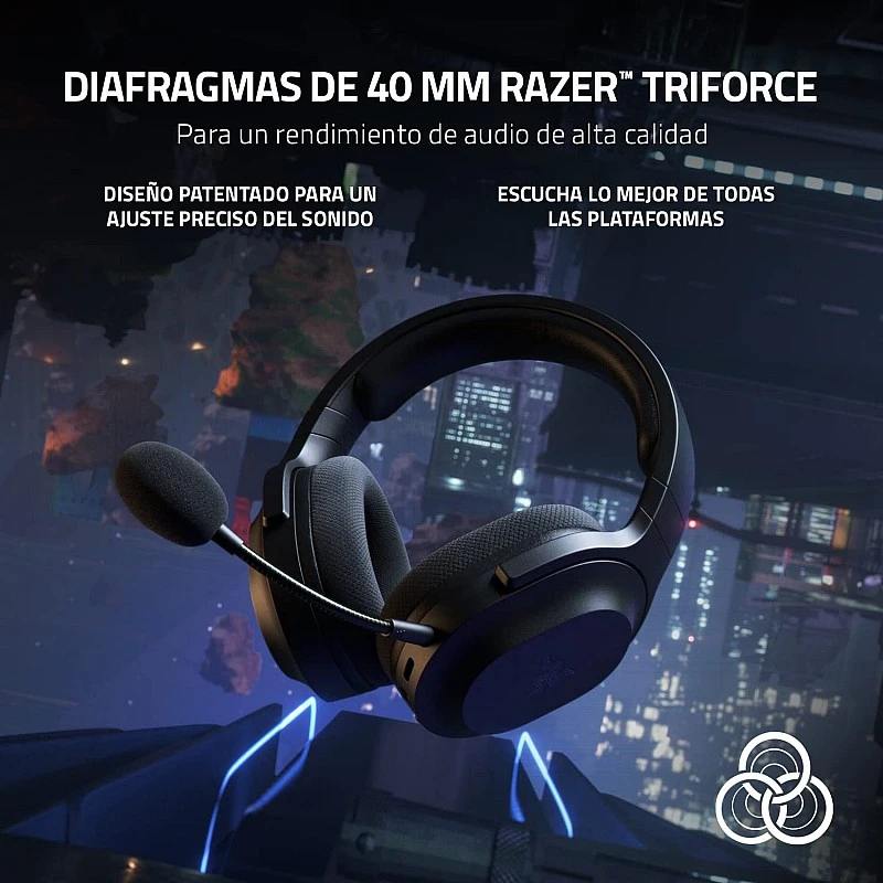 Razer Barracuda X (2022) - Wireless Multi-Platform Gaming and Mobile Headset - Black - FRML Packaging RZ04-04430100-R3M1 Razer Barracuda X (2022) - Wireless Multi-Platform Gaming and Mobile Headset - Black - FRML Packaging RZ04-04430100-R3M1