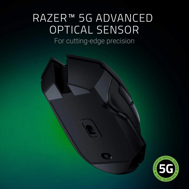 Razer Basilisk X Hyperspeed Wireless Gaming Mouse,  (with Razer  Technology, Advanced 5G Optical Sensor and 6 Configurable Buttons)