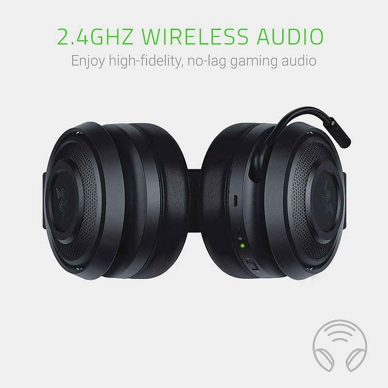 Razer Nari Essential: THX Spatial Audio - 2.4GHz Wireless Audio – Auto-Adjusting Headband – Gaming Headset Razer Nari Essential: THX Spatial Audio - 2.4GHz Wireless Audio – Auto-Adjusting Headband – Gaming Headset