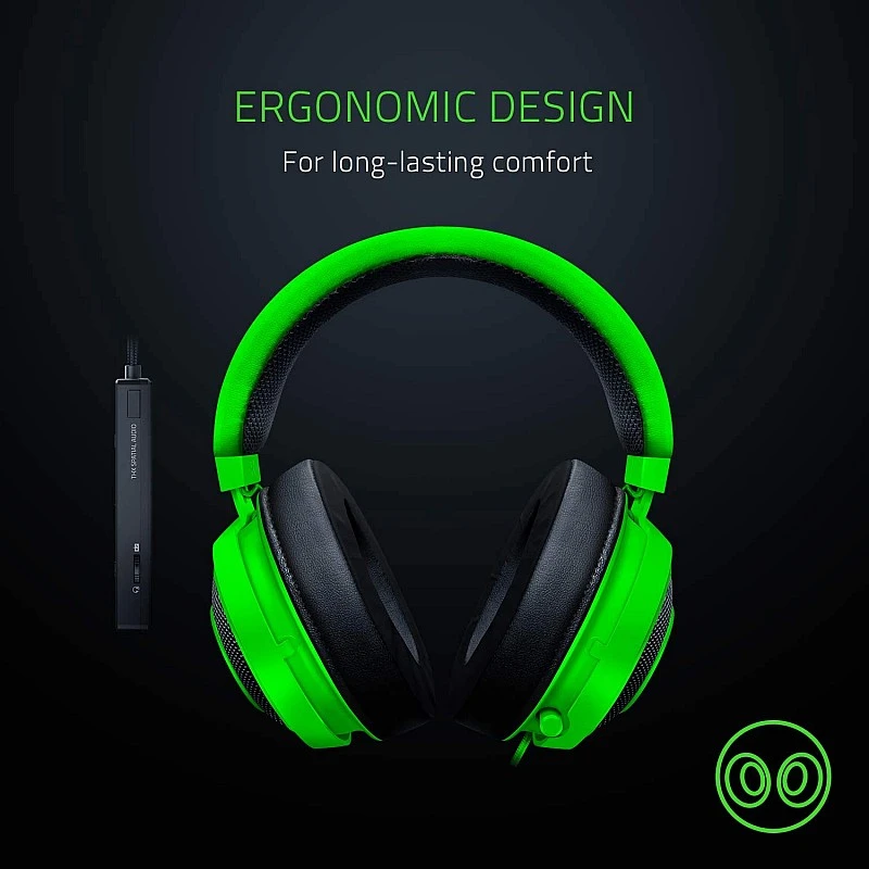Razer RZ04-02051100-R3M1Wired Gaming Headset with USB Audio Controller Green Razer RZ04-02051100-R3M1Wired Gaming Headset with USB Audio Controller Green
