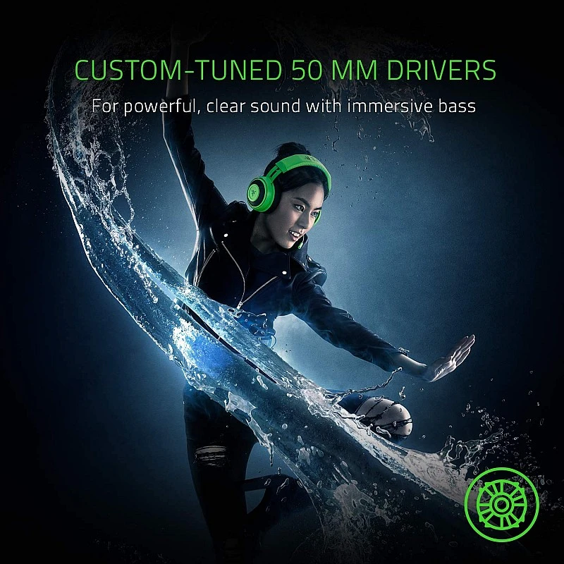 Razer RZ04-02051100-R3M1Wired Gaming Headset with USB Audio Controller Green Razer RZ04-02051100-R3M1Wired Gaming Headset with USB Audio Controller Green