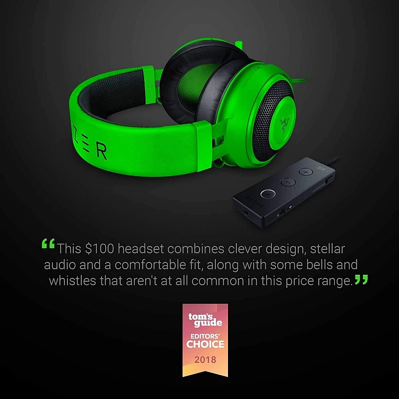 Razer RZ04-02051100-R3M1Wired Gaming Headset with USB Audio Controller Green Razer RZ04-02051100-R3M1Wired Gaming Headset with USB Audio Controller Green