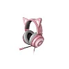Razer kraken kitty ears chroma usb rgb gaming wired over ear headphones with mic pink Razer kraken kitty ears chroma usb rgb gaming wired over ear headphones with mic pink