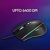 Redgear A-17 Gaming Mouse with Upto 6400 DPI, RGB Lighting and Braided Cable Black Redgear A-17 Gaming Mouse with Upto 6400 DPI, RGB Lighting and Braided Cable Black