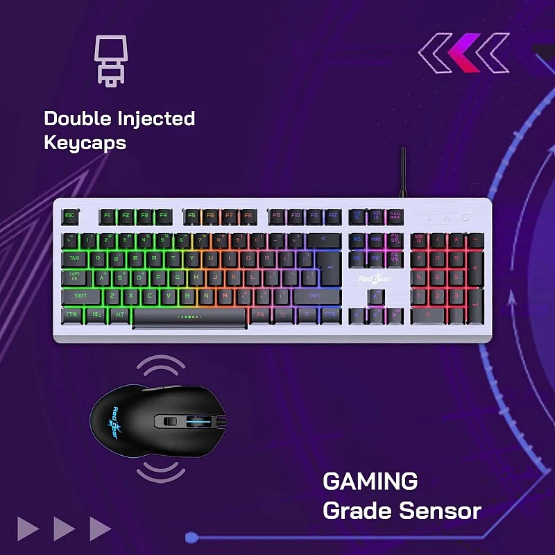 Redgear GC-100 Keyboard & Mouse Gaming Combo Set Redgear GC-100 Keyboard & Mouse Gaming Combo Set