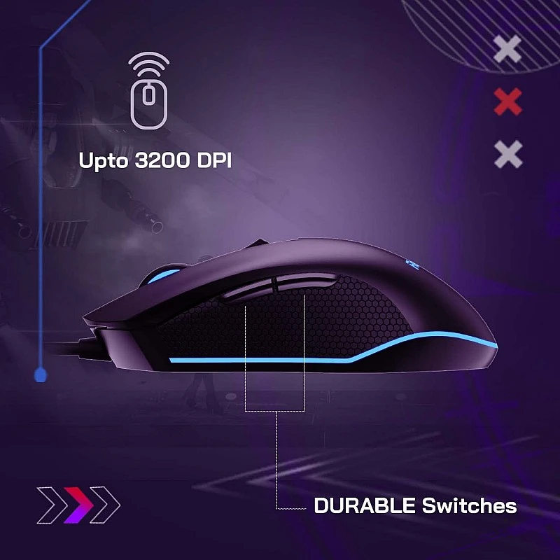 Redgear GC-100 Keyboard & Mouse Gaming Combo Set Redgear GC-100 Keyboard & Mouse Gaming Combo Set