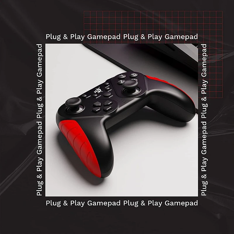 Redgear MS-150 Wireless Gamepad with 2.4GHz Wireless Technology PC Blood Red Redgear MS-150 Wireless Gamepad with 2.4GHz Wireless Technology PC Blood Red