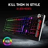 Redgear MT02 Keyboard with LED Modes, Windows Key Lock, Floating & Double Injected Keycaps (Black) Redgear MT02 Keyboard with LED Modes, Windows Key Lock, Floating & Double Injected Keycaps (Black)