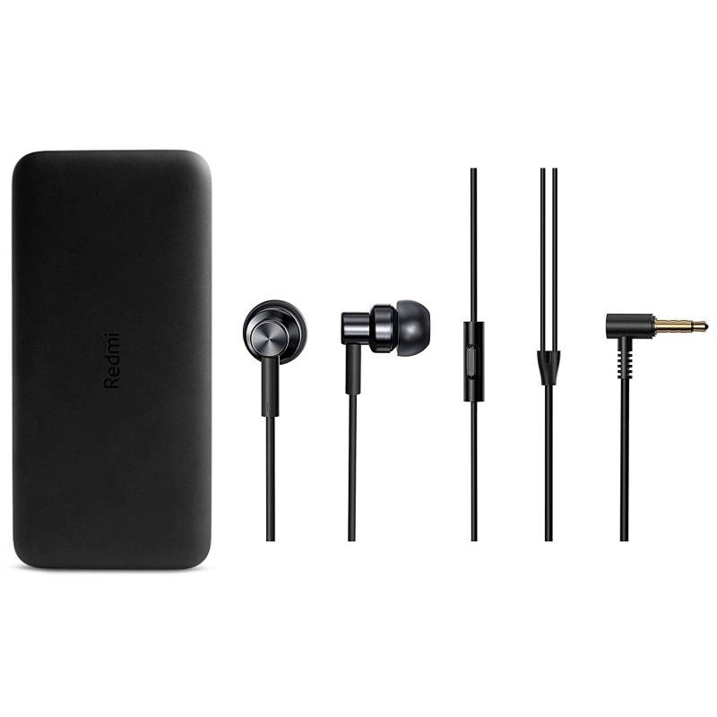 Redmi 10000 mAh Fast Charging Slim Power Bank Black, 10W Fast Charging, Dual Ports