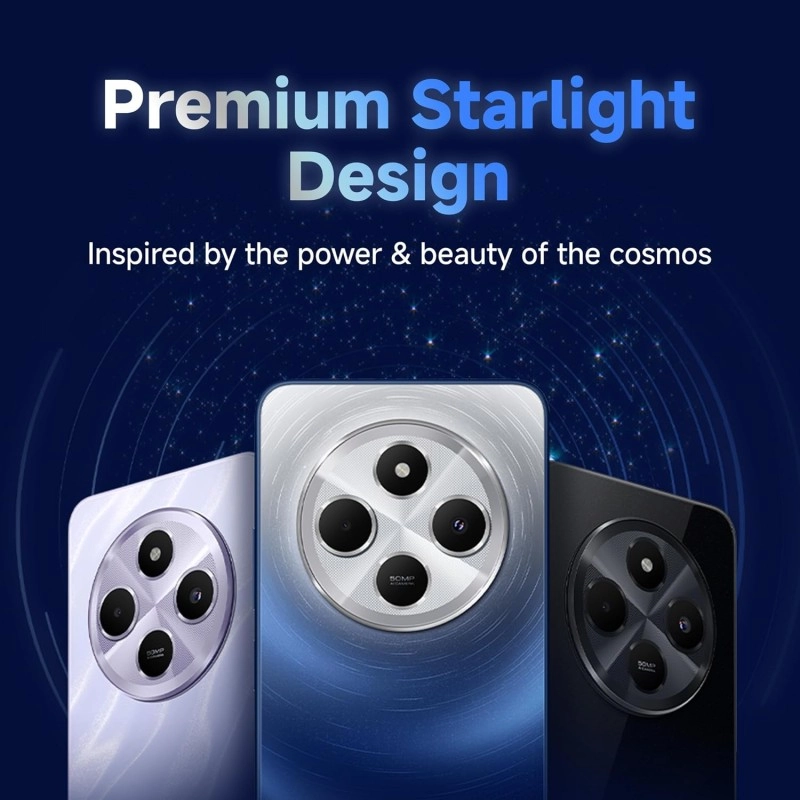Redmi 14C 5G (Starlight Blue, 4GB RAM, 128GB Storage) | Superfast 4nm Snapdragon 4 Gen 2 | 120Hz 17.47cm (6.88”) Display | 5160mAh Battery | 50MP Dual Camera | Premium Starlight Design {open box}