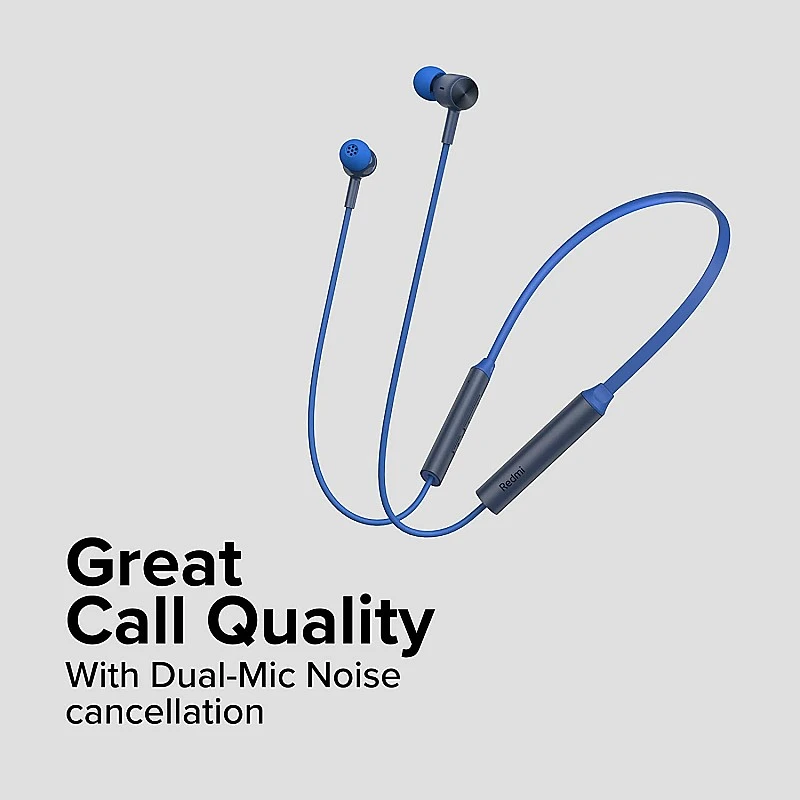 Redmi SonicBass Neckband Bluetooth Headset (Blue) Redmi SonicBass Neckband Bluetooth Headset (Blue)