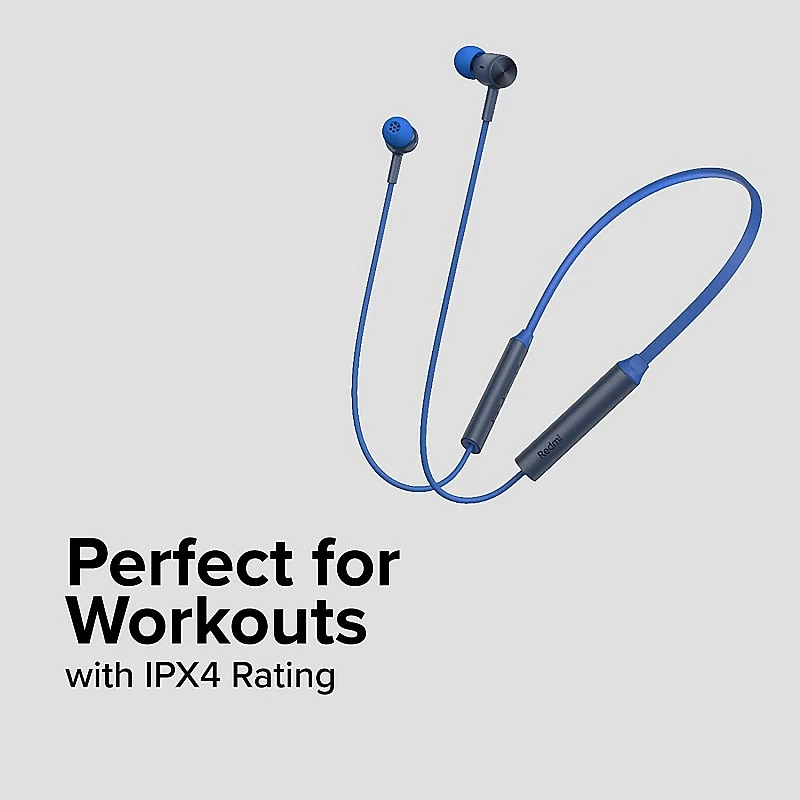Redmi SonicBass Neckband Bluetooth Headset (Blue) Redmi SonicBass Neckband Bluetooth Headset (Blue)