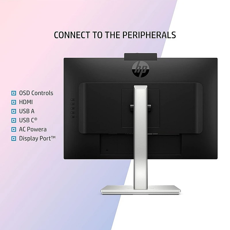 HP M24 23.8-inch(60.45 cm) FHD IPS 3-Sided Micro-Edge Screen, Eyesafe Certified,AMD FreeSync, 5 MP Webcam,75Hz, 99% sRGB,Flicker Free, 1xHDMI 1.4, 300 nits(459J4AA), M24 Webcam Monitor, Black HP M24 23.8-inch(60.45 cm) FHD IPS 3-Sided Micro-Edge Screen, Eyesafe Certified,AMD FreeSync, 5 MP Webcam,75Hz, 99% sRGB,Flicker Free, 1xHDMI 1.4, 300 nits(459J4AA), M24 Webcam Monitor, Black