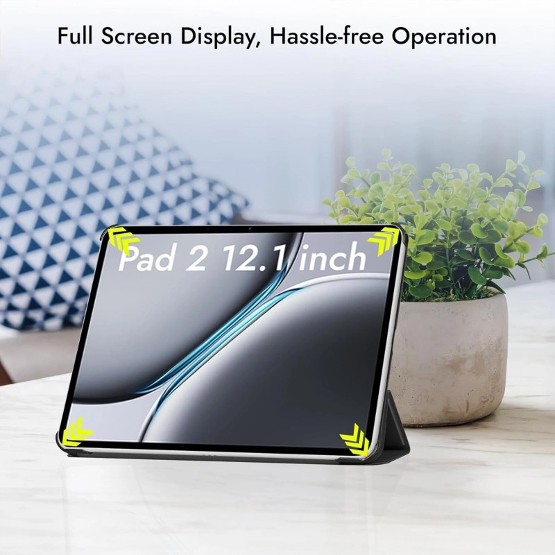 Robustrion Cover Case for OnePlus Pad 2 12.1 inch Cover, Flip Cover Case for OnePlus Pad 2 12.1 inch [Auto Sleep Wake Support] - Dark Green