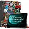 Robustrion Cover for Samsung Galaxy Tab S9 FE+ / Tab S10 Plus/Tab S9 Plus 12.4 inch Cover Case with [S Pen Holder] for Samsung Tab S9 FE Plus / S9+ / S10+ Tablet Cover [Auto Sleep/Wake] - Black