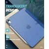 Robustrion Cover for iPad Air 5th Generation Cover / 4th Generation Smart Flip Case with Translucent Back - Black