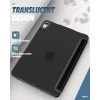 Robustrion Cover for iPad Air 5th Generation Cover / 4th Generation Smart Flip Case with Translucent Back - Black