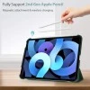 Robustrion Cover for iPad Air 5th Generation Cover / 4th Generation Smart Flip Case with Translucent Back - Black