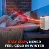 Veret Room Heater Turbo 800, Wall Outlet, Adjustable Thermostat, 12-Hour Timer, Auto Shut-Off, Quiet & Space-Saving Ceramic Mini Heater for Bedroom Veret Room Heater Turbo 800, Wall Outlet, Adjustable Thermostat, 12-Hour Timer, Auto Shut-Off, Quiet & Space-Saving Ceramic Mini Heater for Bedroom