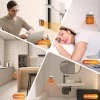 Veret Room Heater Turbo 800, Wall Outlet, Adjustable Thermostat, 12-Hour Timer, Auto Shut-Off, Quiet & Space-Saving Ceramic Mini Heater for Bedroom Veret Room Heater Turbo 800, Wall Outlet, Adjustable Thermostat, 12-Hour Timer, Auto Shut-Off, Quiet & Space-Saving Ceramic Mini Heater for Bedroom