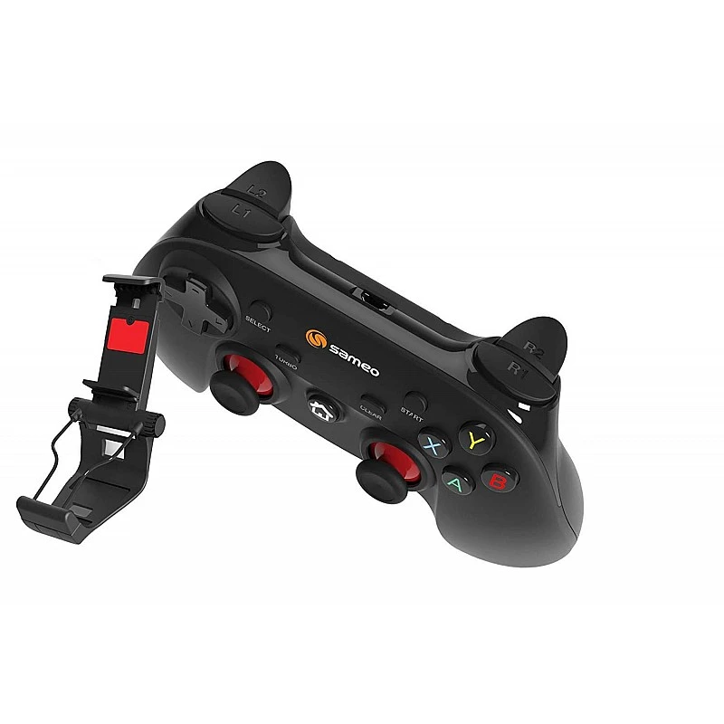 SAMEO SG27 Wireless Gaming Controller Gamepad for PC Android Supports Windows Black SAMEO SG27 Wireless Gaming Controller Gamepad for PC Android Supports Windows Black