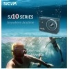 SJCAM SJ10X Optical 12 MP 4K24fps | 5.91 cm (2.33") UHD IPS Touch Display Action Camera 10M Waterproof Body Gyro Stabilization VLOGING, Black