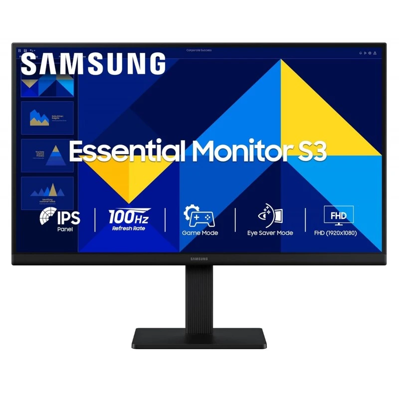 Samsung 27-inch(68.60cm) FHD 1,920 x 1,080 Monitor, IPS, 75 Hz, Bezel Less Design, AMD FreeSync, Flicker Free, HDMI, D-sub, (LS27C310EAWXXL, Black) Samsung 27-inch(68.60cm) FHD 1,920 x 1,080 Monitor, IPS, 75 Hz, Bezel Less Design, AMD FreeSync, Flicker Free, HDMI, D-sub, (LS27C310EAWXXL, Black)