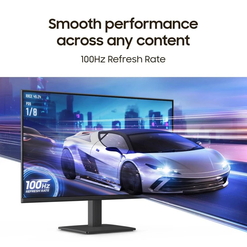 Samsung 27-inch(68.60cm) FHD 1,920 x 1,080 Monitor, IPS, 75 Hz, Bezel Less Design, AMD FreeSync, Flicker Free, HDMI, D-sub, (LS27C310EAWXXL, Black) Samsung 27-inch(68.60cm) FHD 1,920 x 1,080 Monitor, IPS, 75 Hz, Bezel Less Design, AMD FreeSync, Flicker Free, HDMI, D-sub, (LS27C310EAWXXL, Black)