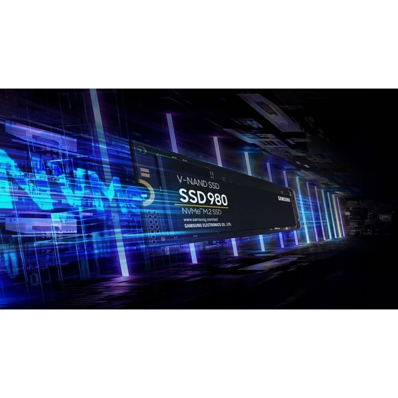 Samsung 980 SSD 1TB PCle 3.0x4, NVMe M.2 2280, Internal Solid State Drive, Storage for PC, Laptops, Gaming and More, HMB Technology, Intelligent Turbowrite, Speeds of up-to 3,500MB/s, MZ-V8V1T0B Samsung 980 SSD 1TB PCle 3.0x4, NVMe M.2 2280, Internal Solid State Drive, Storage for PC, Laptops, Gaming and More, HMB Technology, Intelligent Turbowrite, Speeds of up-to 3,500MB/s, MZ-V8V1T0B
