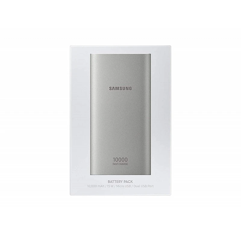 Samsung EB-P1100BSNGIN 10000mAH Lithium Ion Power Bank (Silver) Samsung EB-P1100BSNGIN 10000mAH Lithium Ion Power Bank (Silver)
