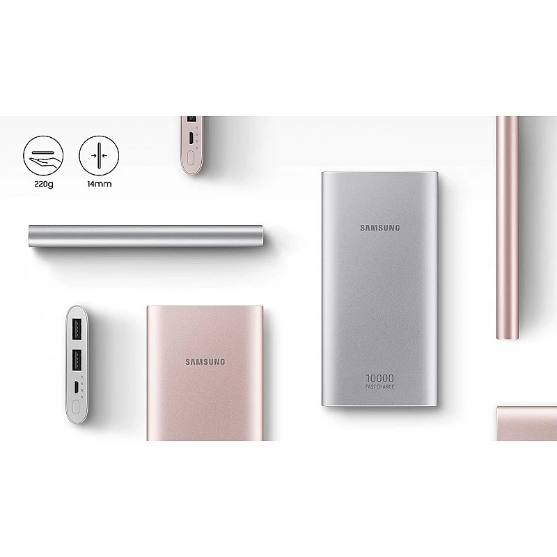 Samsung EB-P1100BSNGIN 10000mAH Lithium Ion Power Bank (Silver) Samsung EB-P1100BSNGIN 10000mAH Lithium Ion Power Bank (Silver)