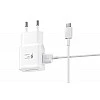 Samsung Ep-Ta20Iwecgin 15 W Single Port Fast Charger for Cellular Phones with USB Type C Cable - White Samsung Ep-Ta20Iwecgin 15 W Single Port Fast Charger for Cellular Phones with USB Type C Cable - White