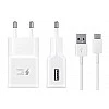 Samsung Ep-Ta20Iwecgin 15 W Single Port Fast Charger for Cellular Phones with USB Type C Cable - White Samsung Ep-Ta20Iwecgin 15 W Single Port Fast Charger for Cellular Phones with USB Type C Cable - White