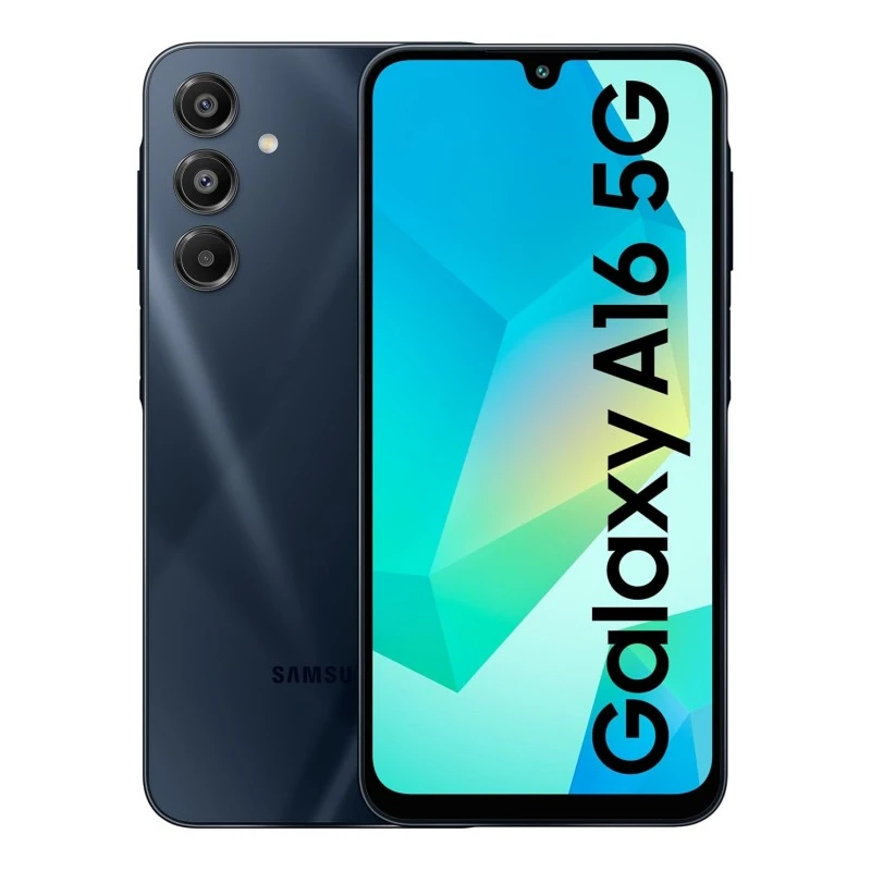 Samsung Galaxy A16 5G (Blue Black, 8GB RAM, 128GB Storage) | Super AMOLED | 50MP Triple Camera with Ultra Wide Lens | 6 OS & 6 Years Security Updates | IP54 | Tap & Pay | 5000mAh Samsung Galaxy A16 5G (Blue Black, 8GB RAM, 128GB Storage) | Super AMOLED | 50MP Triple Camera with Ultra Wide Lens | 6 OS & 6 Years Security Updates | IP54 | Tap & Pay | 5000mAh