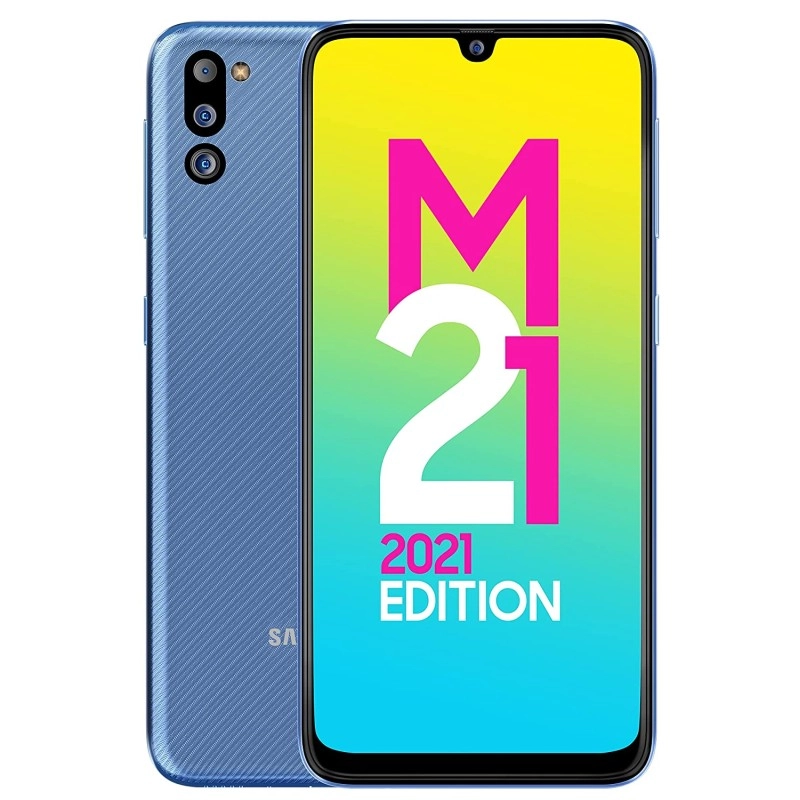 Samsung Galaxy M21 2021 Edition Arctic Blue, 6GB RAM, 128GB Storage (Refurbished)