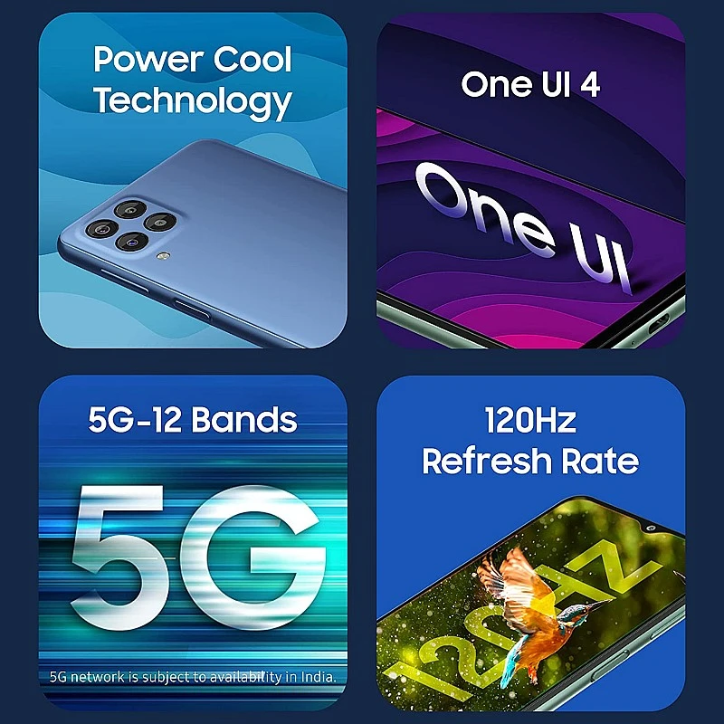 Samsung Galaxy M33 5G (Deep Ocean Blue, 8GB, 128GB Storage) (Seal Pack) Samsung Galaxy M33 5G (Deep Ocean Blue, 8GB, 128GB Storage) (Seal Pack)