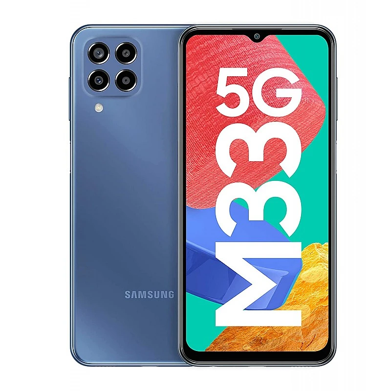 Samsung Galaxy M33 5G (Deep Ocean Blue, 8GB, 128GB Storage) (Seal Pack) Samsung Galaxy M33 5G (Deep Ocean Blue, 8GB, 128GB Storage) (Seal Pack)