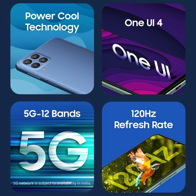 Samsung Galaxy M33 5G (Mystique Green, 6GB, 128GB Storage) | 6000mAh Battery | Upto 12GB RAM with RAM Plus | Without Charger {open box} Samsung Galaxy M33 5G (Mystique Green, 6GB, 128GB Storage) | 6000mAh Battery | Upto 12GB RAM with RAM Plus | Without Charger {open box}