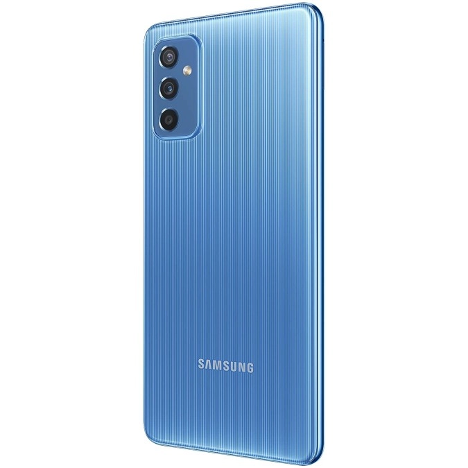 Samsung Galaxy M52 5G (ICY Blue, 8GB RAM, 128GB Storage) Refurbished